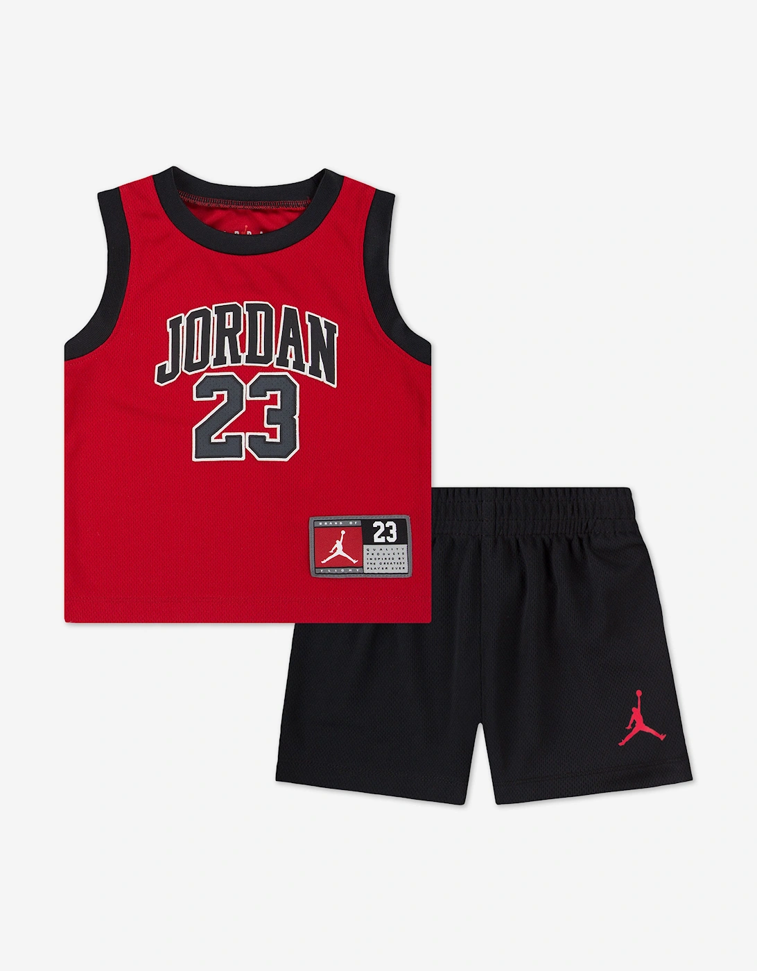 Jordan Boys 23 Jersey Short Set in Black, 5 of 4