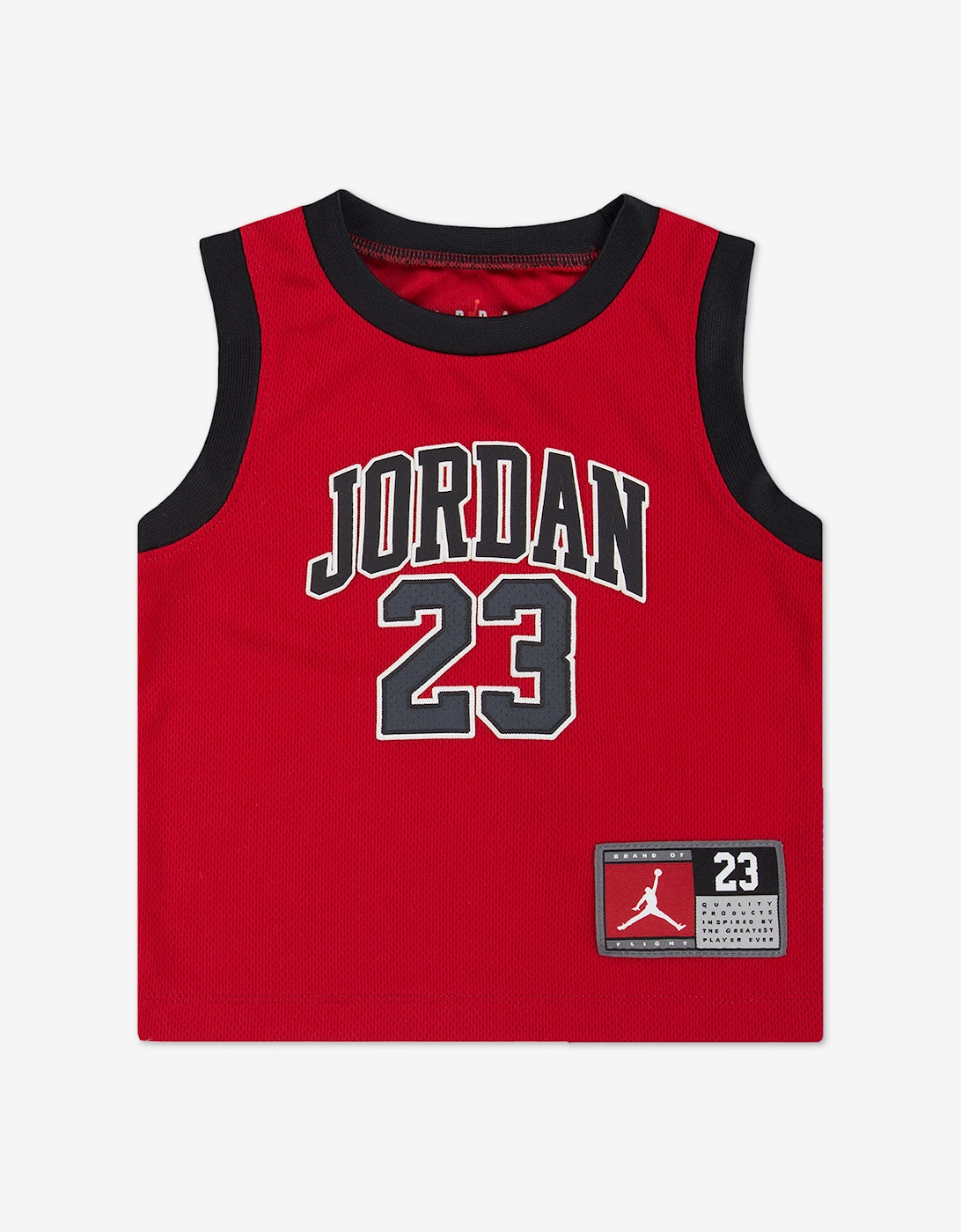 Jordan Boys 23 Jersey Short Set in Black