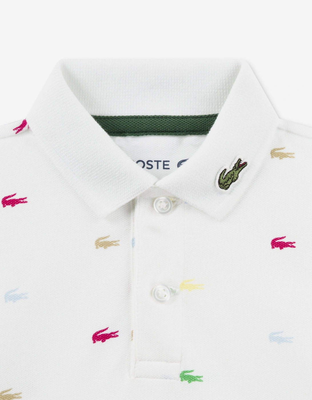 Baby Boys Pique Bodysuit in White