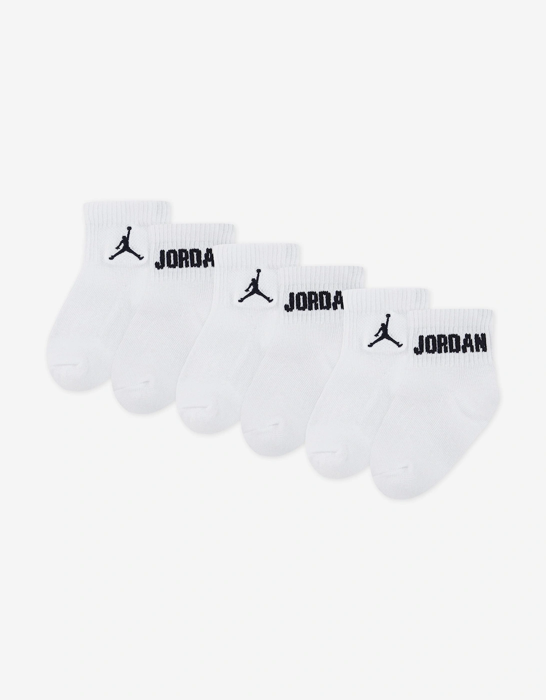 Jordan Baby Tod Everyday Essential Socks Set in White, 4 of 3