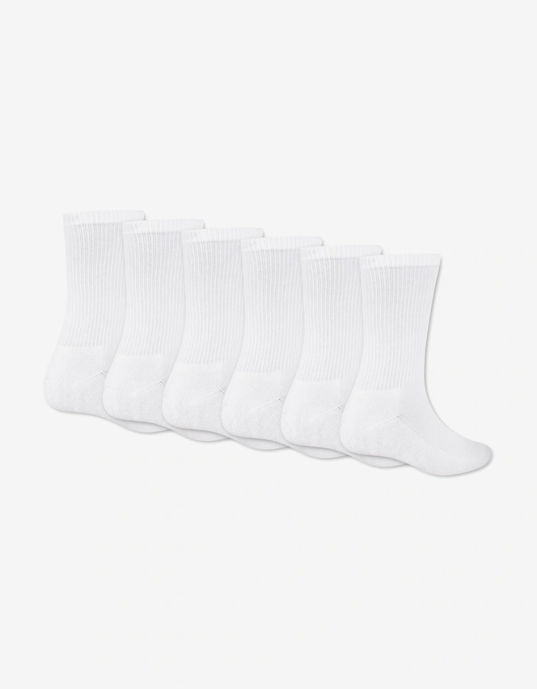 Jordan Kids Everyday Essentials 6 Pack Socks Set in White