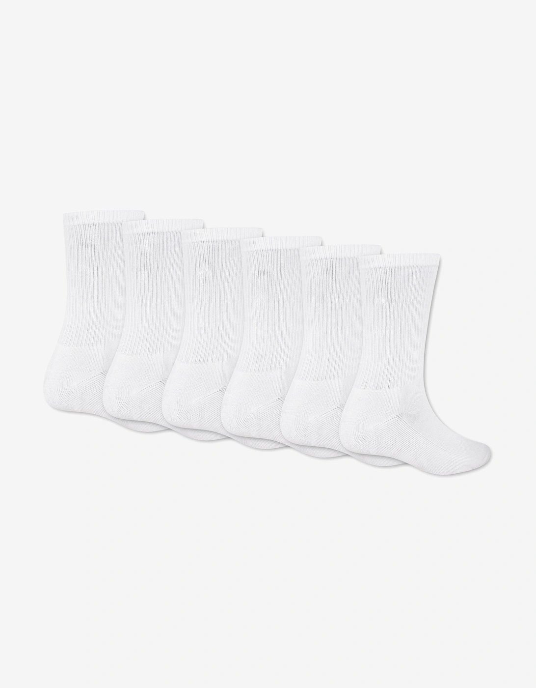 Jordan Kids Everyday Essentials 6 Pack Socks Set in White