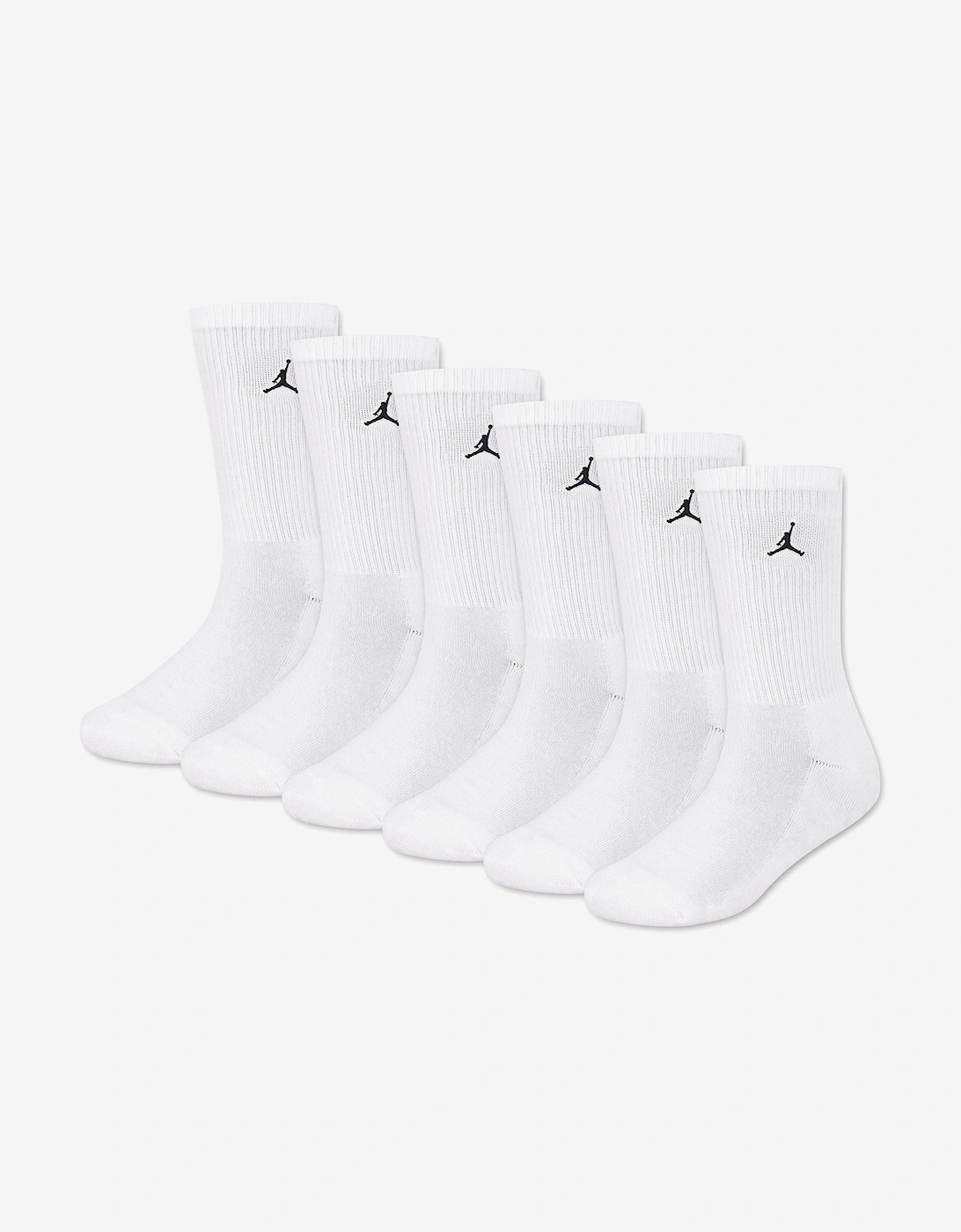 Jordan Kids Everyday Essentials 6 Pack Socks Set in White, 4 of 3