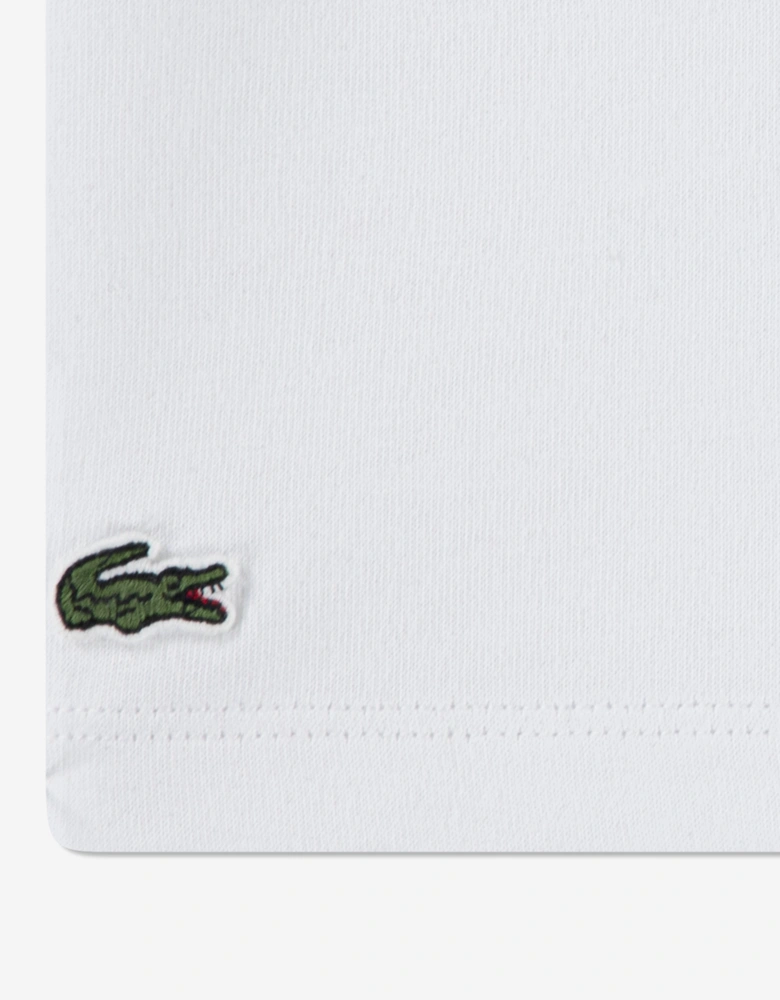 Girls Monogram T-Shirt in White