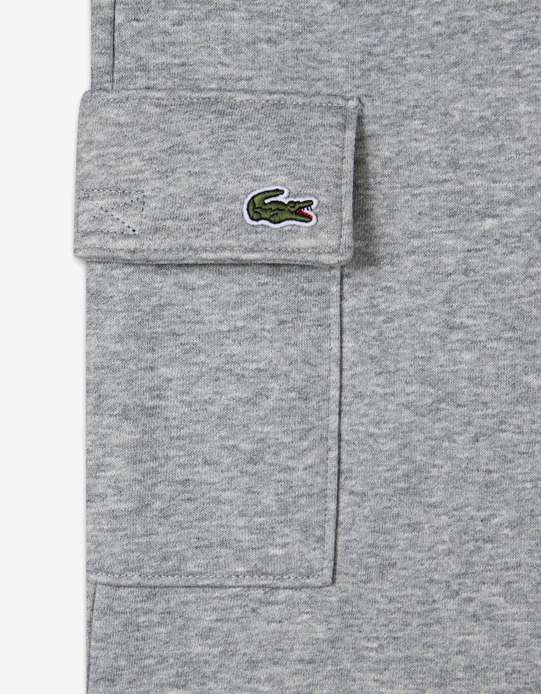 Boys Cargo Fleece Joggers in Grey
