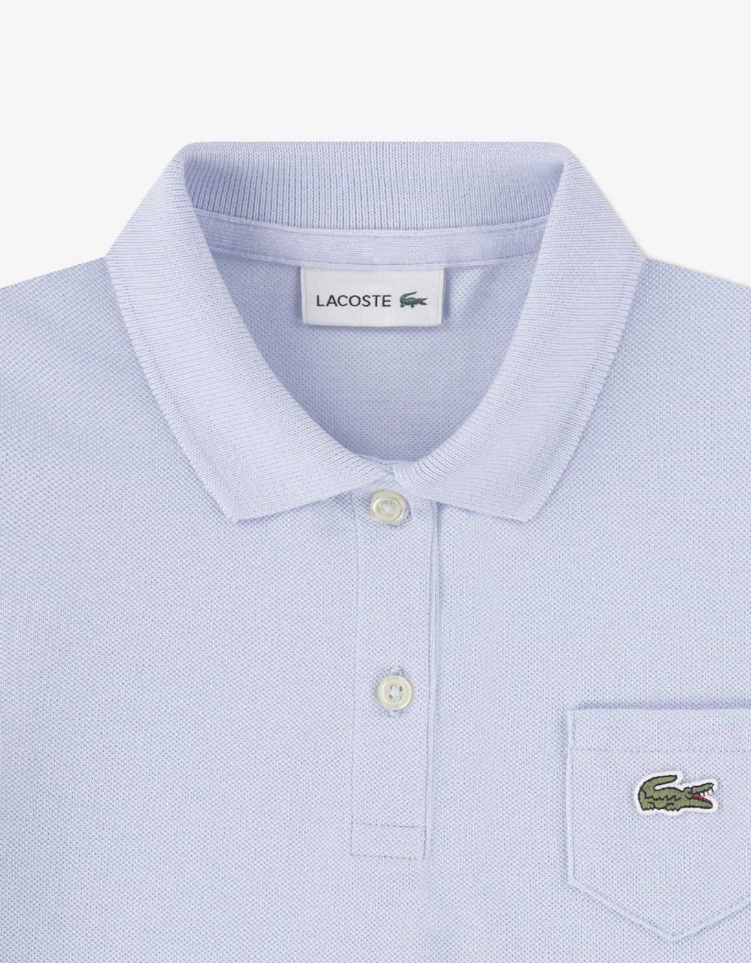 Girls Pique Polo Dress in Blue