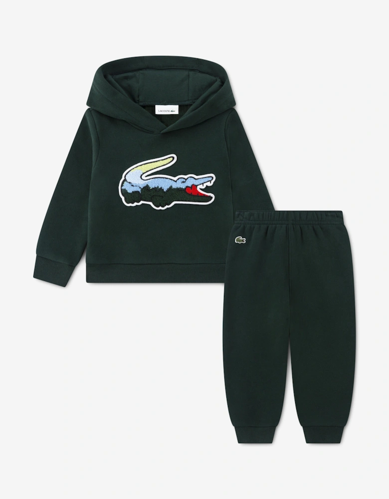 Baby Boys Landscape Chenille Tracksuit in Green