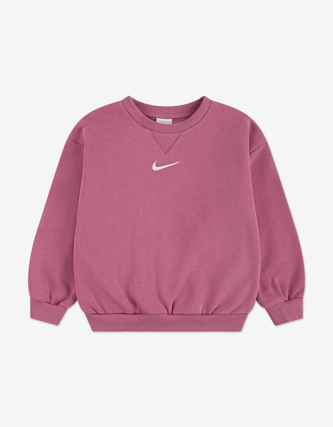 Girls Essential Fleece Tracksuit in Pink