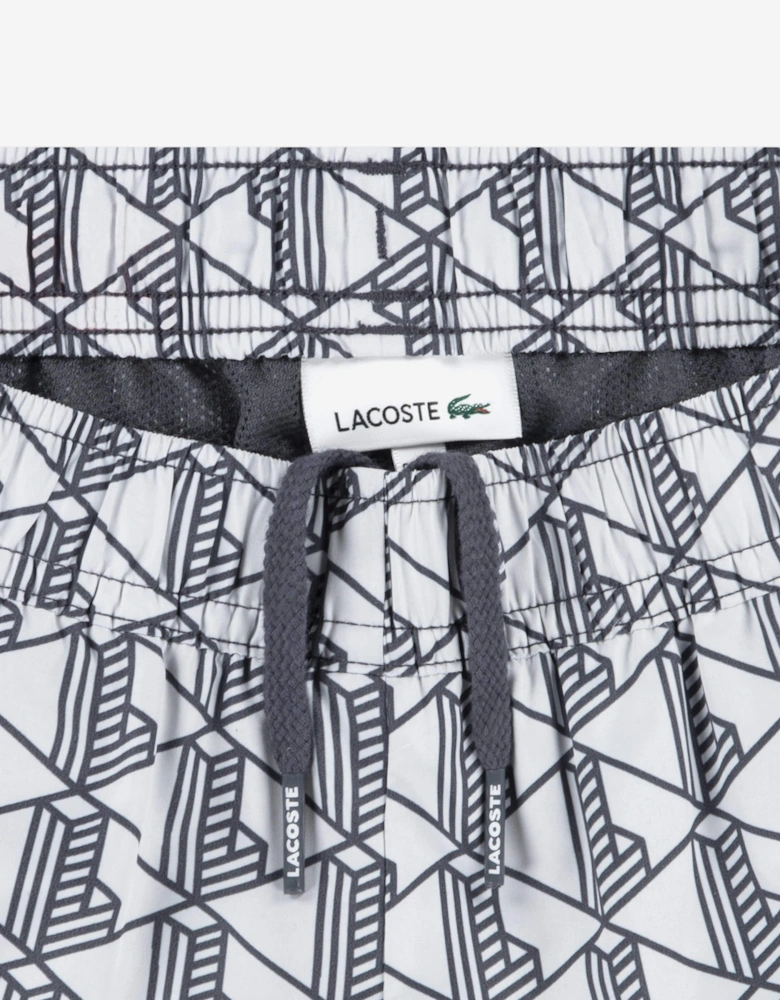 Boys Monogram Wind Tracksuit in Grey