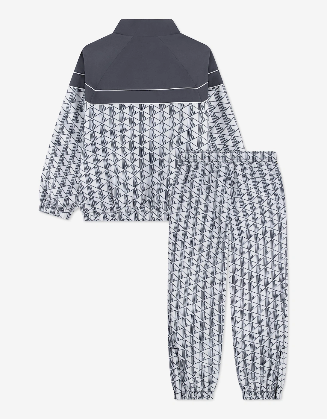 Boys Monogram Wind Tracksuit in Grey