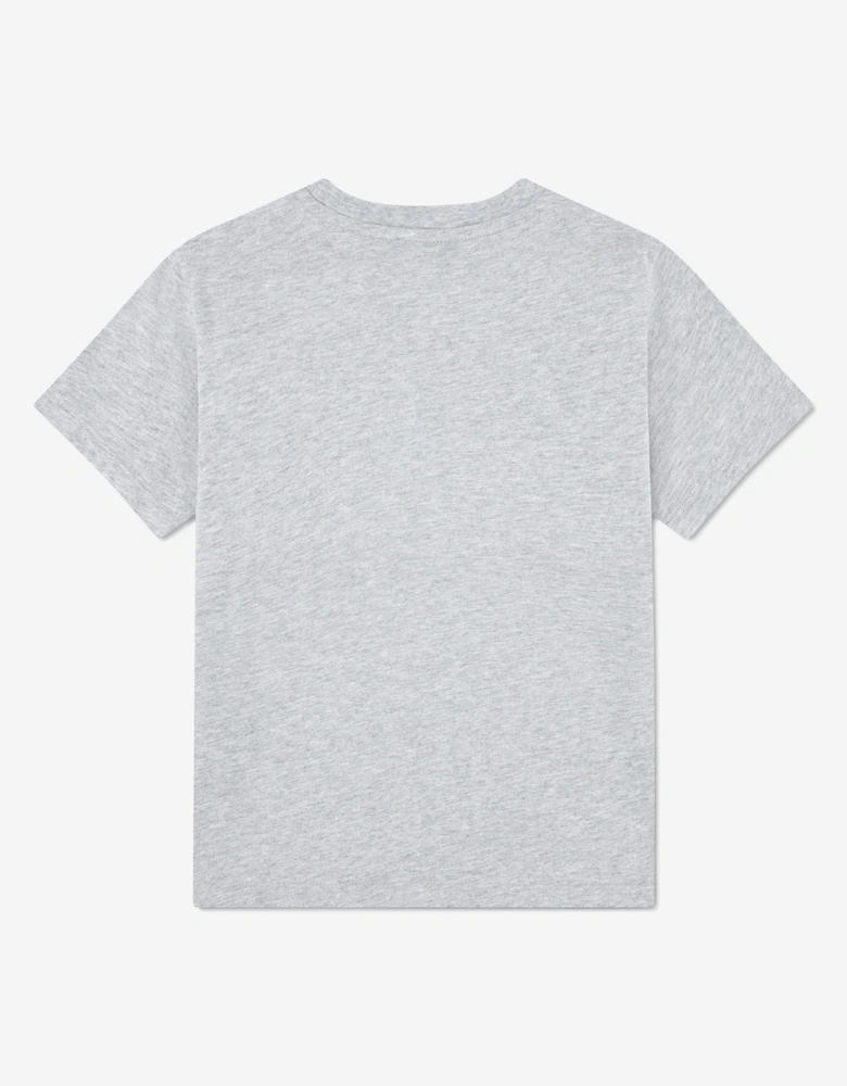 Boys Logo T-Shirt in Grey