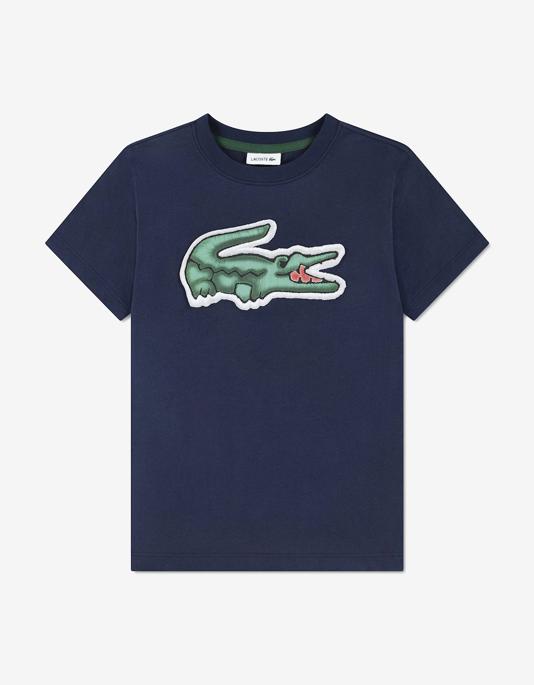Lacoste Boys Navy 'S Logo T-Shirt In - Size: 12 Years Kids