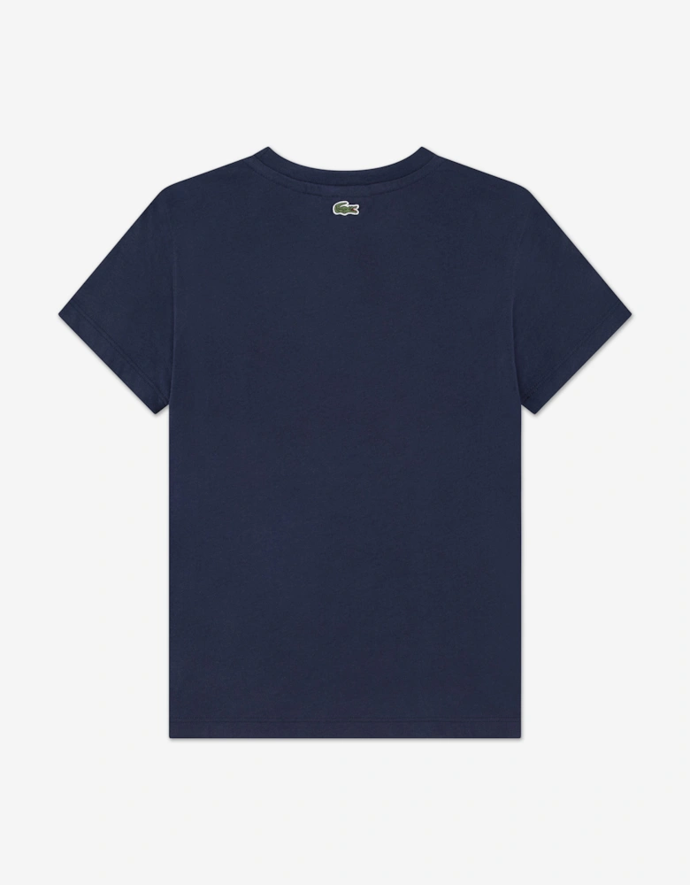 Boys Logo T-Shirt in Navy