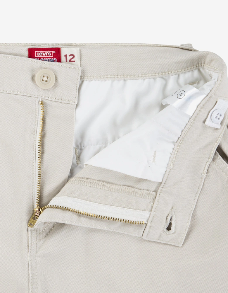 Boys Authentic Chino Shorts in Beige
