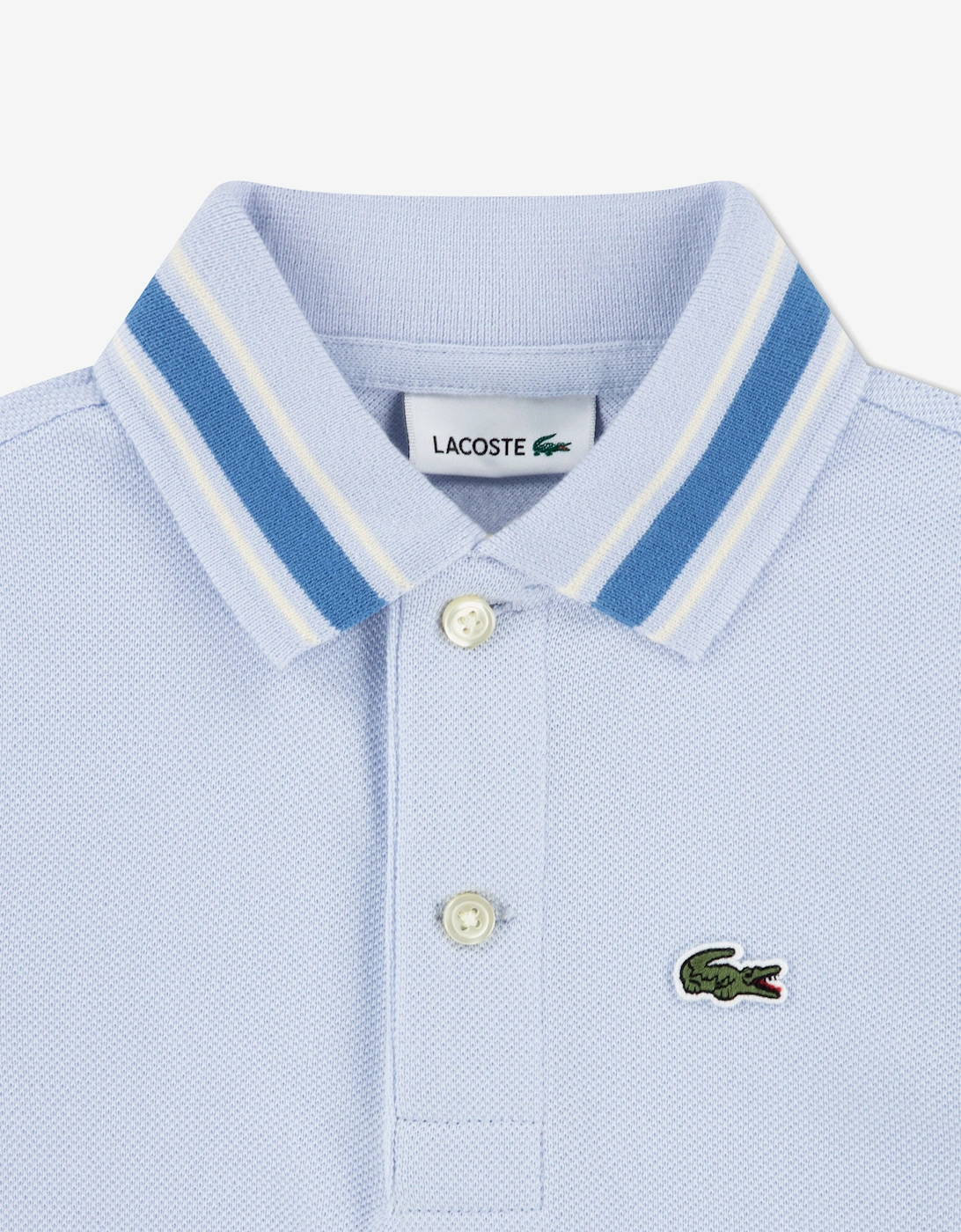 Boys Petit Pique Polo Shirt in Blue