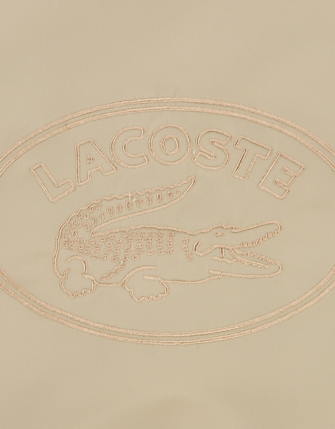 Boys Nylon Bomber Jacket in Beige