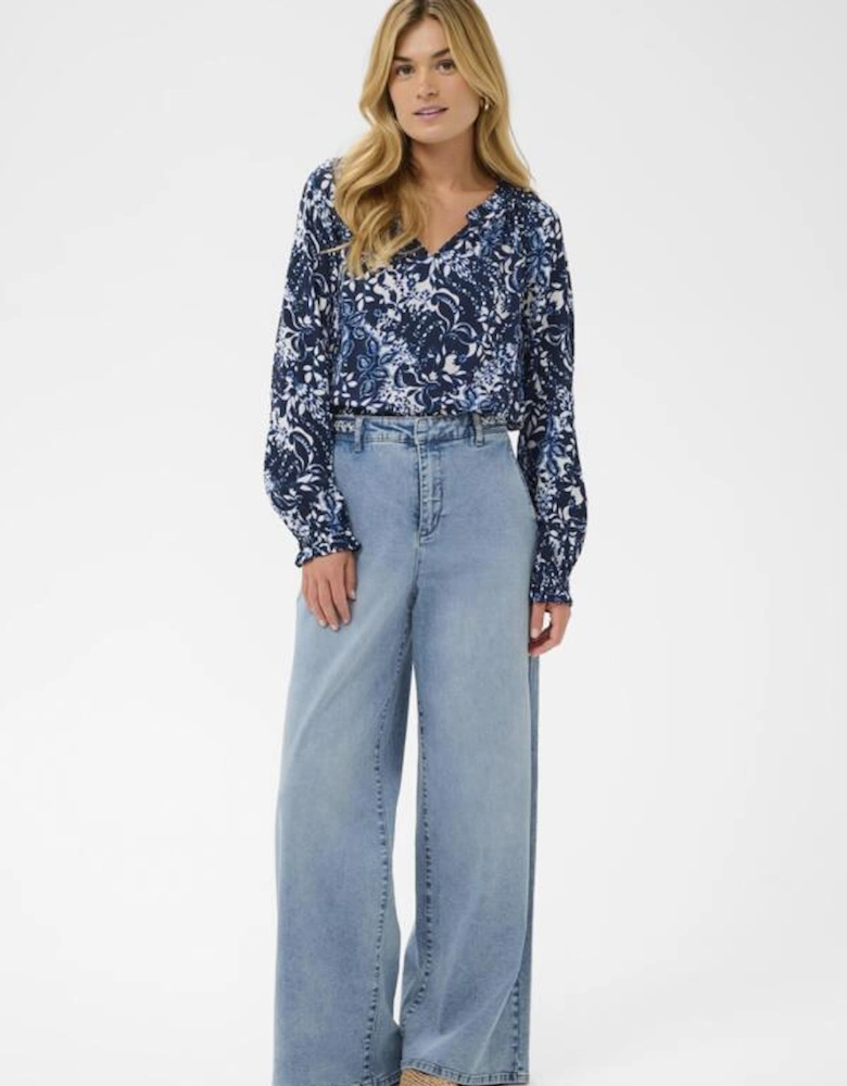 Visti pant with braiding in 30' length