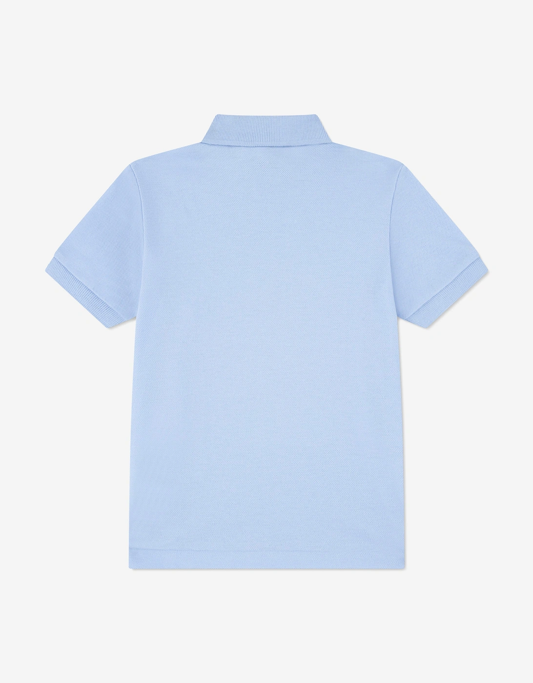 Boys Pique Polo Shirt in Blue
