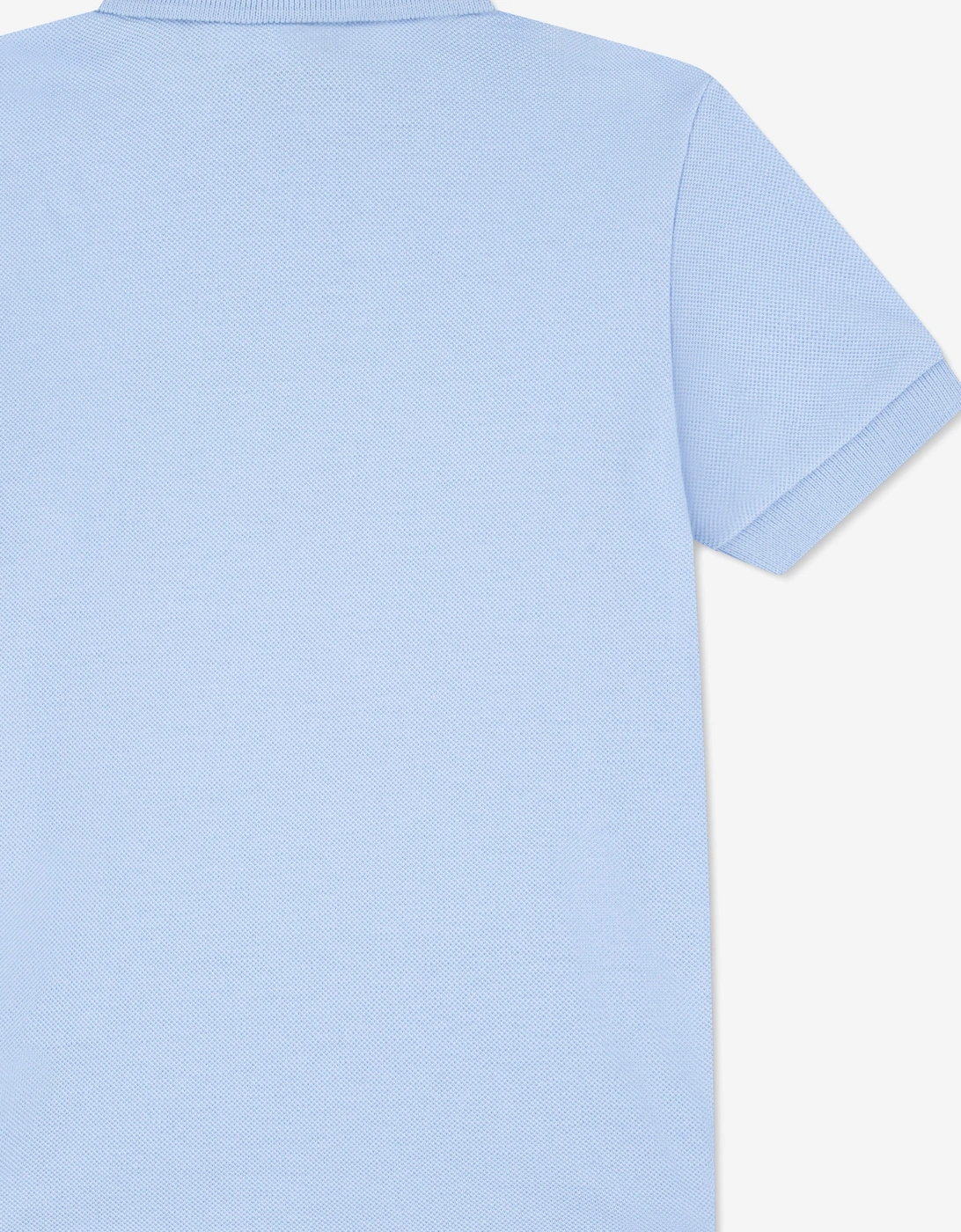 Boys Pique Polo Shirt in Blue