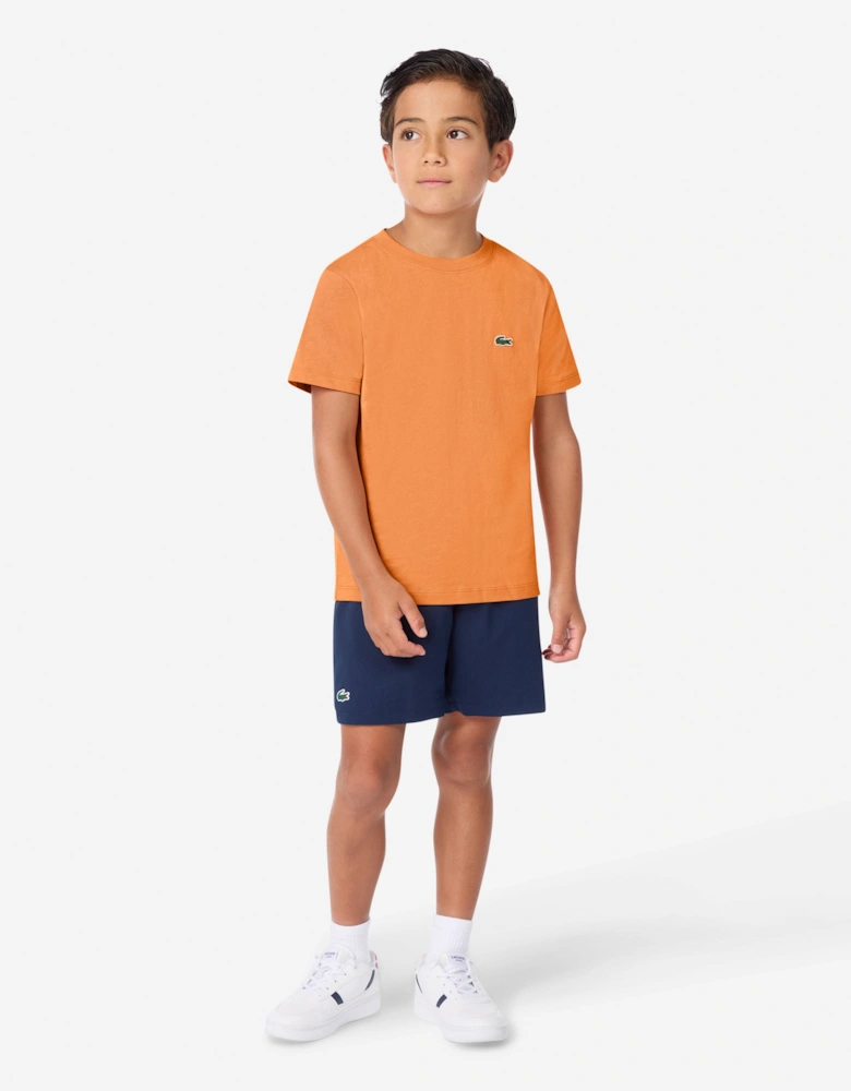 Boys Logo T-Shirt in Orange