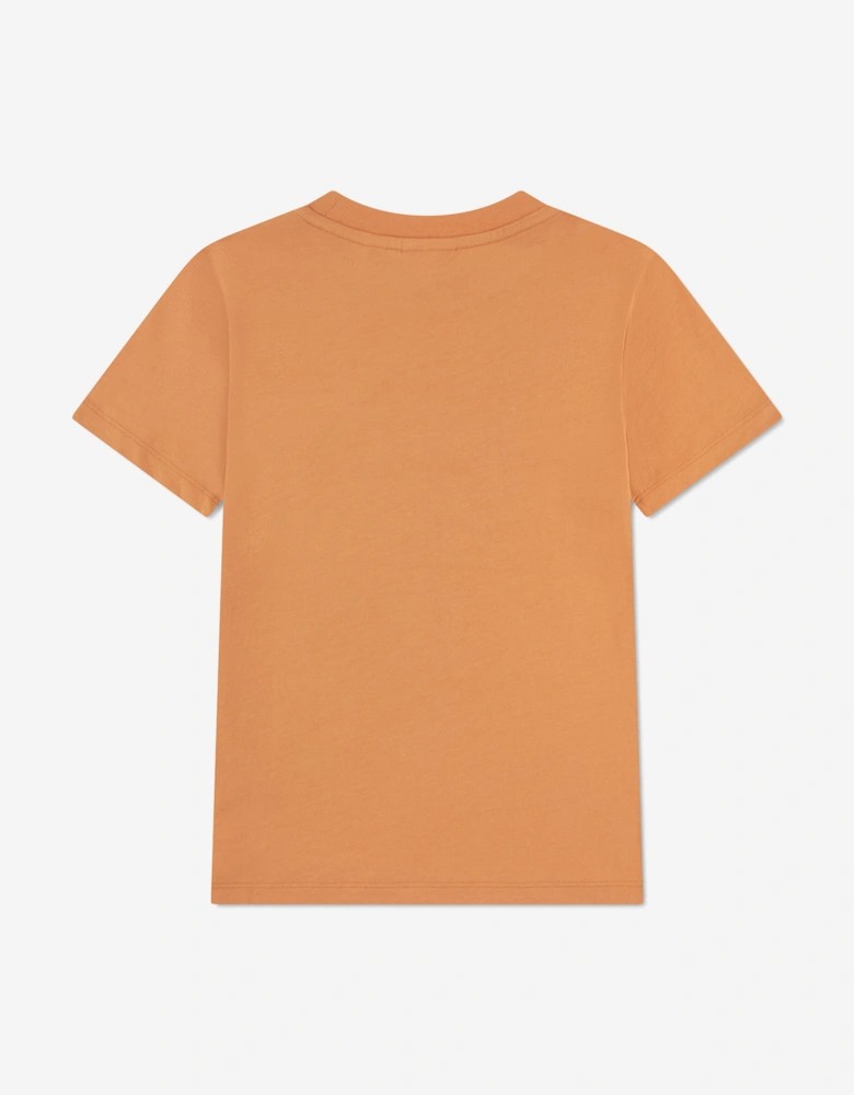 Boys Logo T-Shirt in Orange