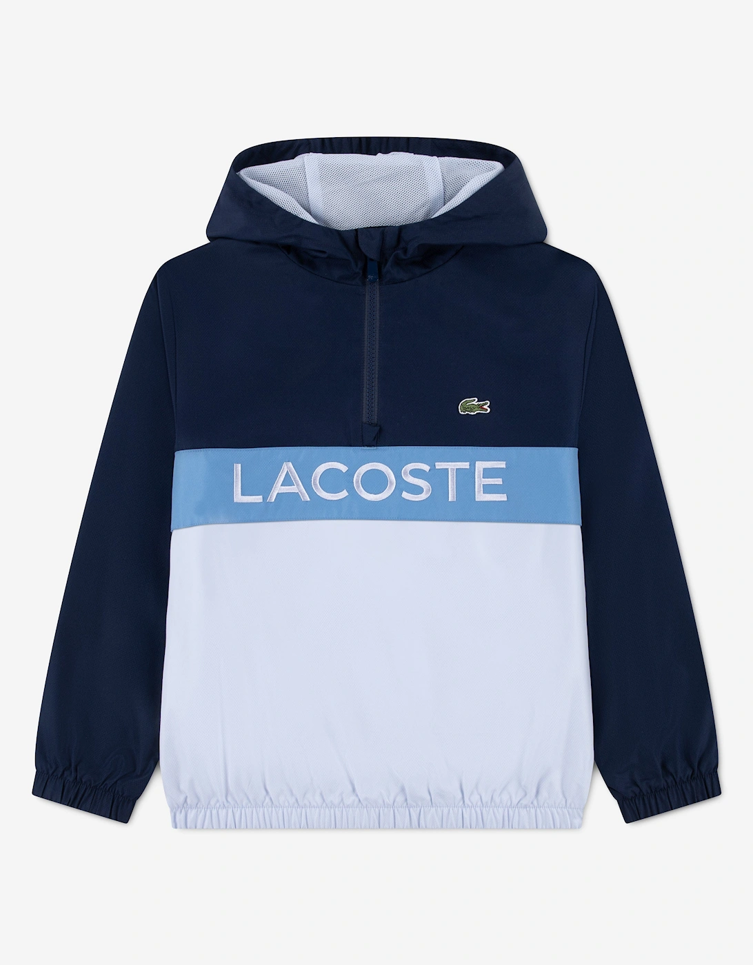 Lacoste Boys Navy 'S Packable Pullover Jacket In - Size: 16 Years Kids