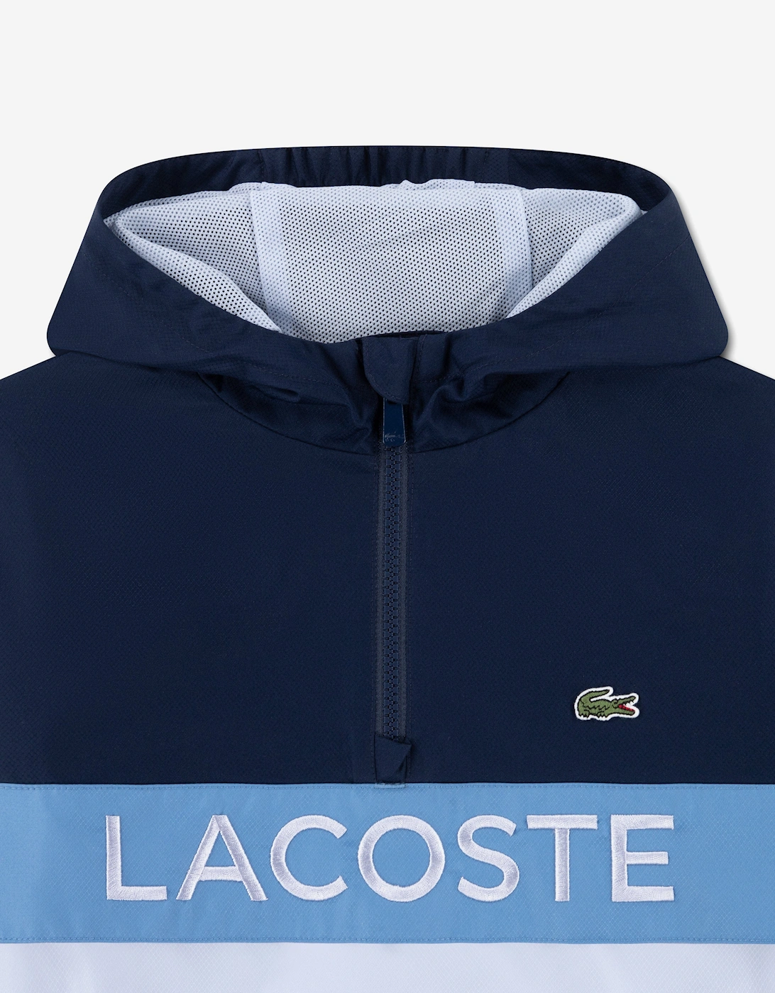 Boys Packable Pullover Jacket in Navy