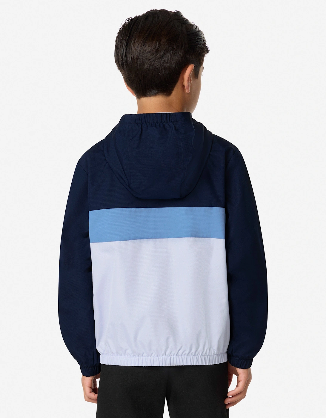 Boys Packable Pullover Jacket in Navy