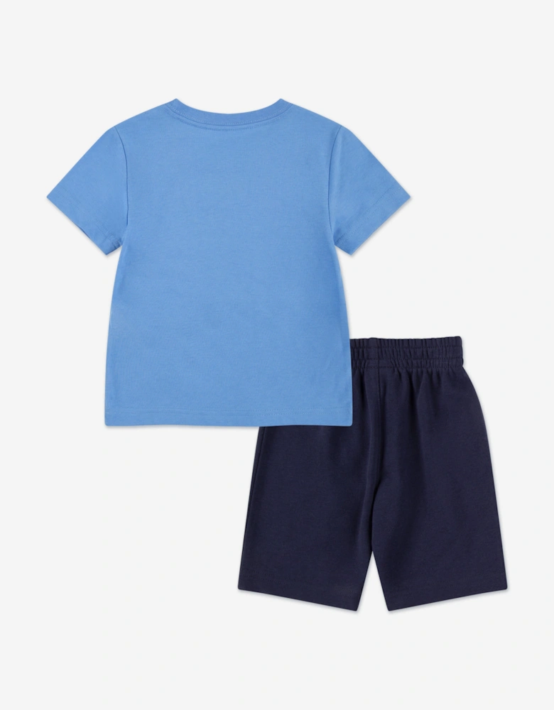 Jordan Boys Jumbo Jumpman Short Set in Blue