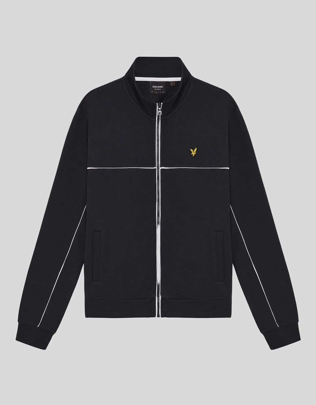 Piped Full Zip Track Top