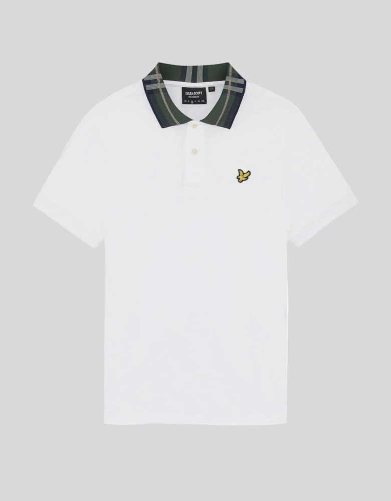 Tartan Collar Polo Shirt