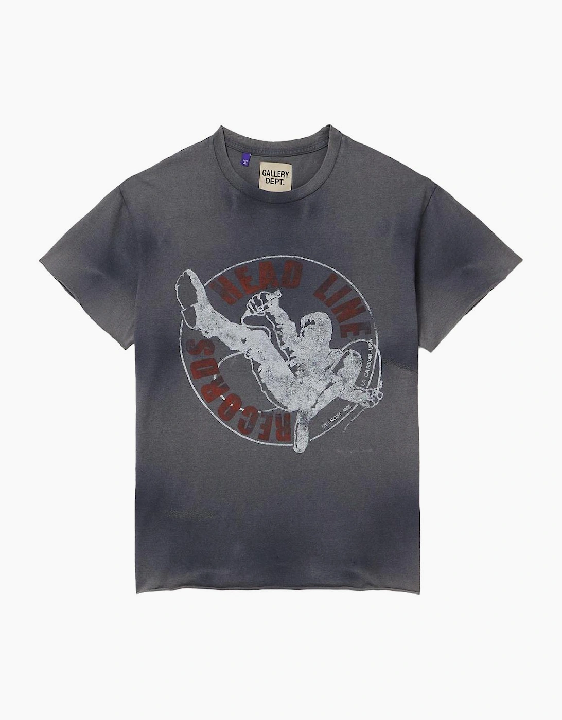 Headline Records T-Shirt in Washed Black, 5 of 4