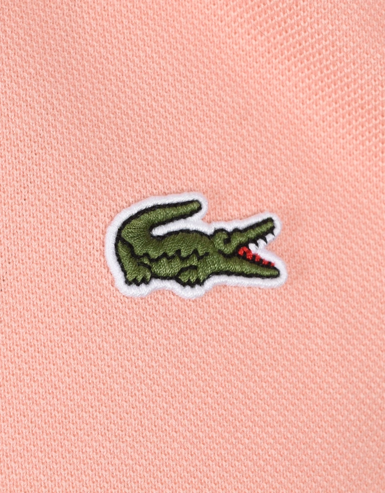 L.12.12 Pique Cotton Polo Peach