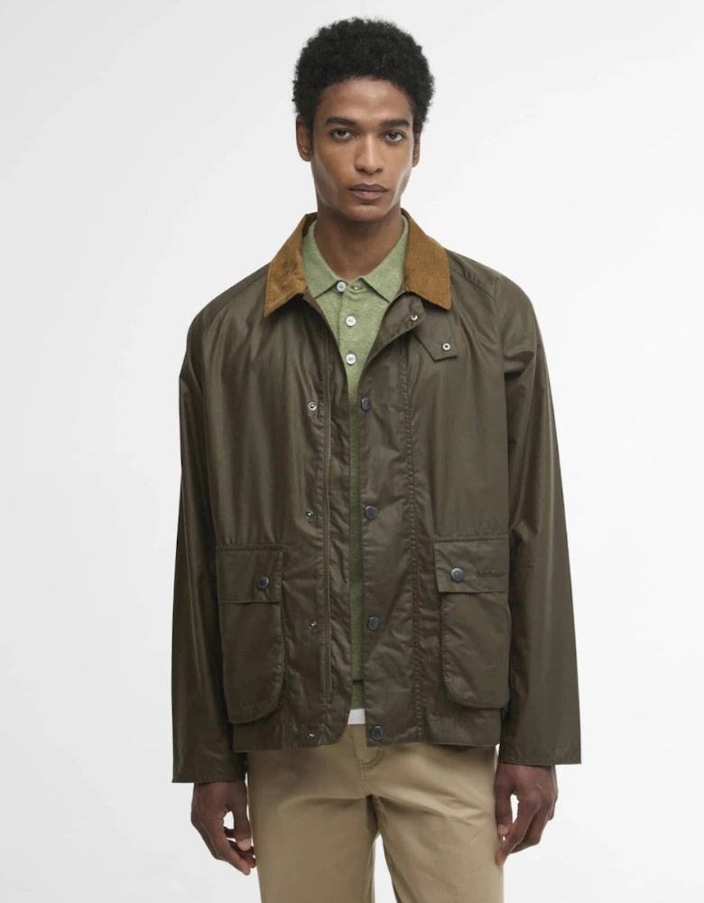 Modern Bedale Wax Jacket OL52 Beech/Highland Loch