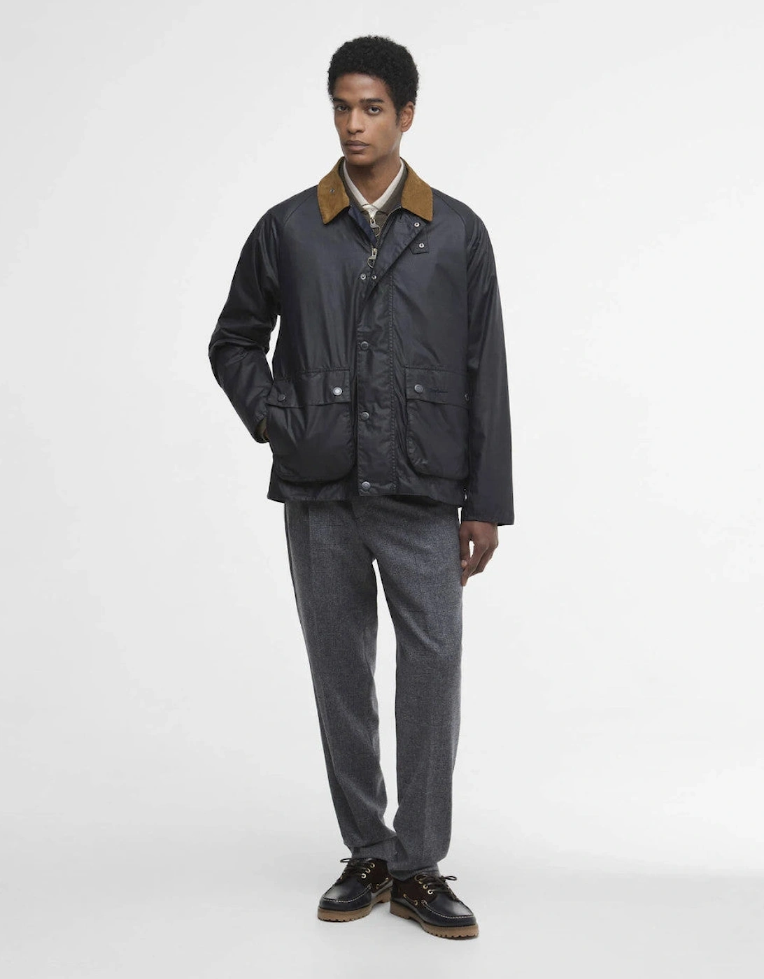 Modern Bedale Wax Jacket NY52 Royal Navy/Highland Loch