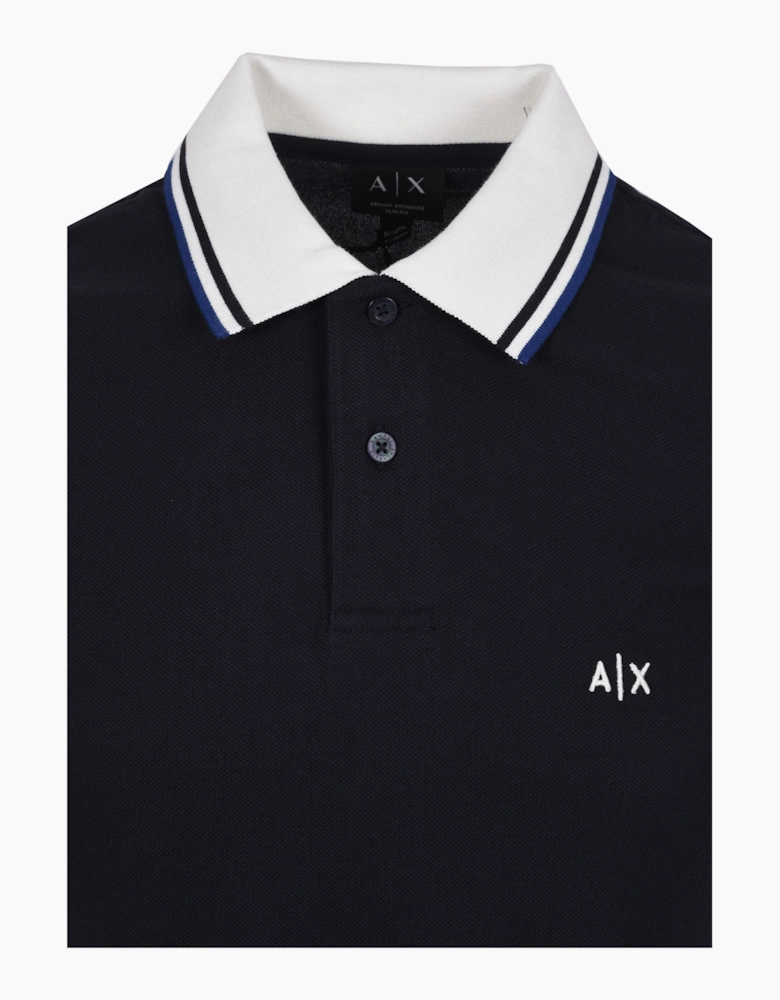 ARMARNI EXCHANGE POLO SHIRT DEEP NAVY