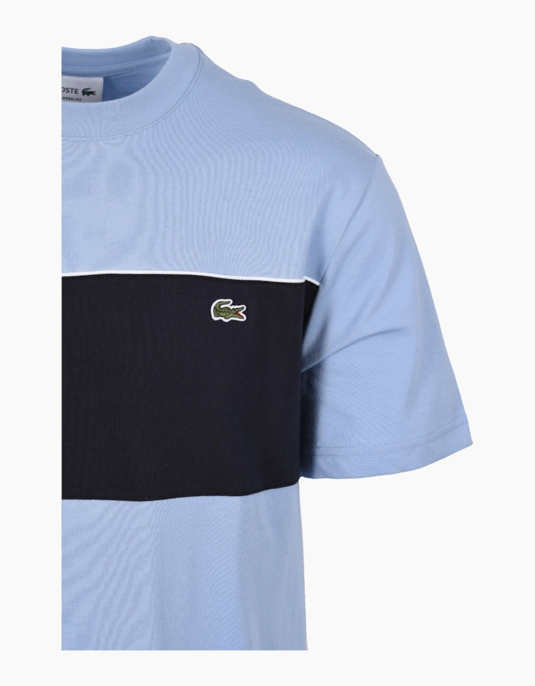 CREW NECK T-SHIRT BLUE/NAVY
