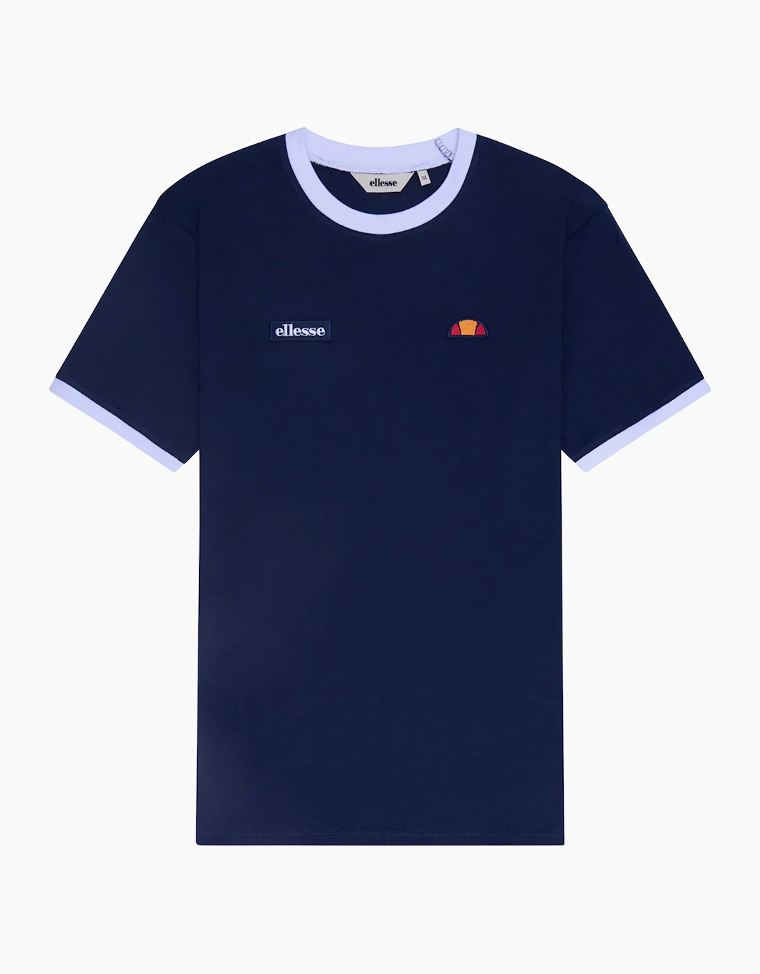 Ellesse Men's White Ringetto T-Shirt Navy  42 Xl