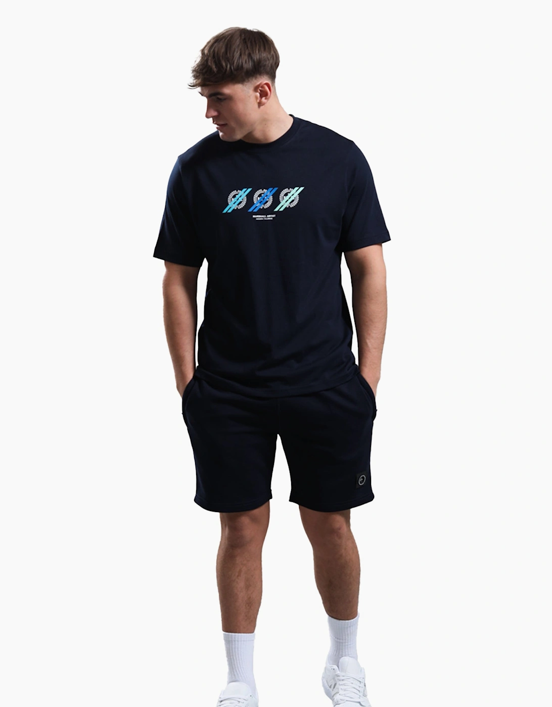 Treble T-Shirt Navy