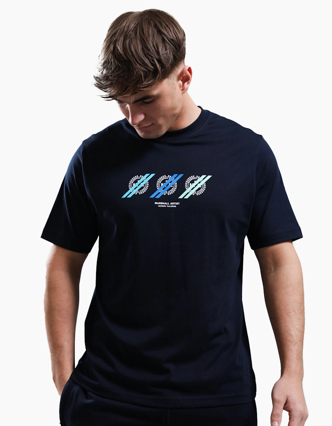 Treble T-Shirt Navy, 4 of 3