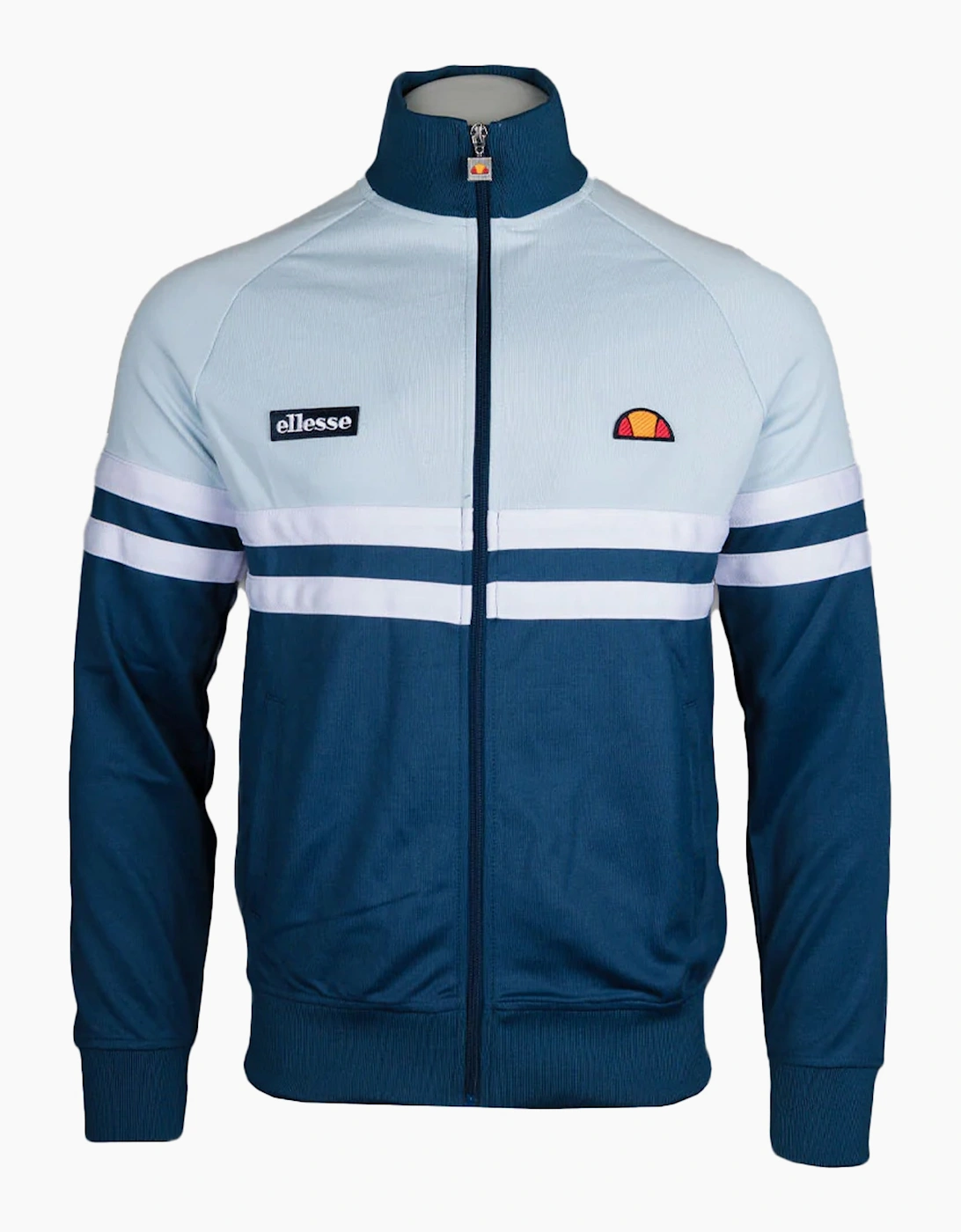 Ellesse Men's Blue/Light Rimini Track Top Jacket - : 42/Regular Xl