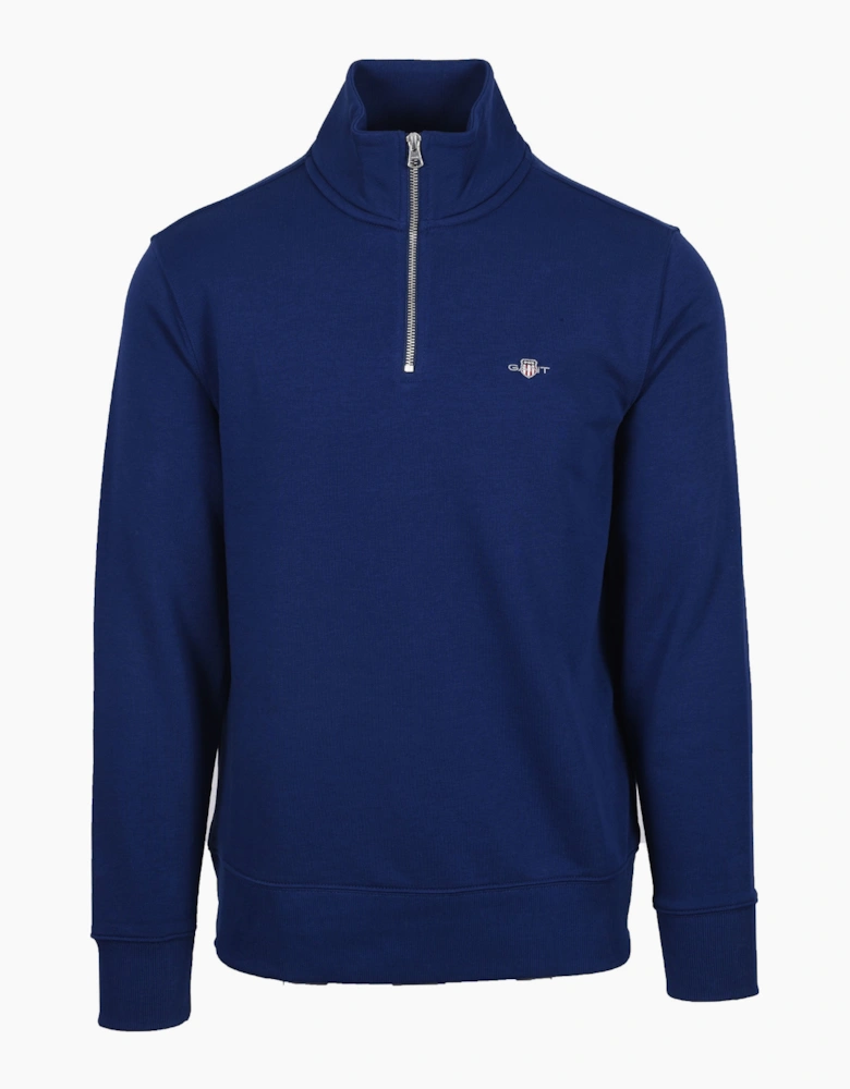REG SHIELD HALF ZIP SWEAT RICH NAVY