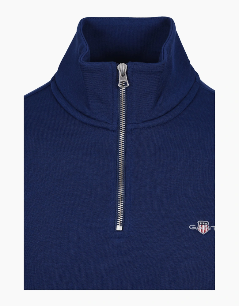 REG SHIELD HALF ZIP SWEAT RICH NAVY