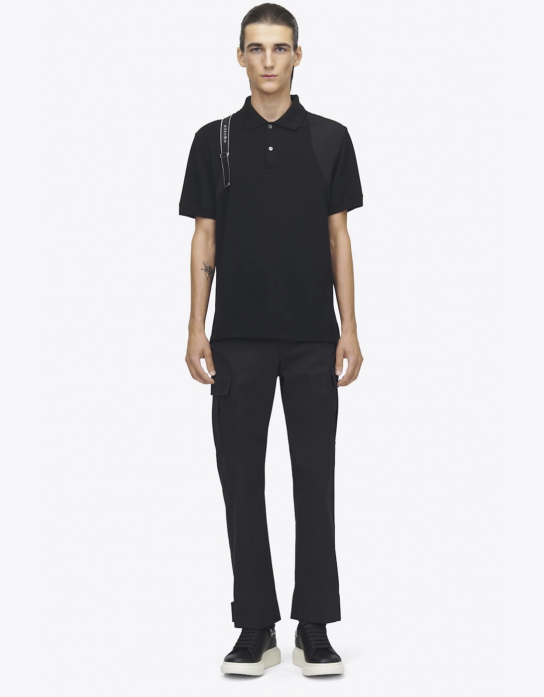 Harness Polo Shirt Black