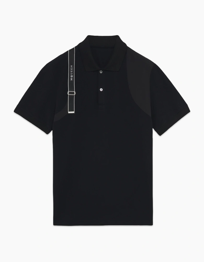 Harness Polo Shirt Black