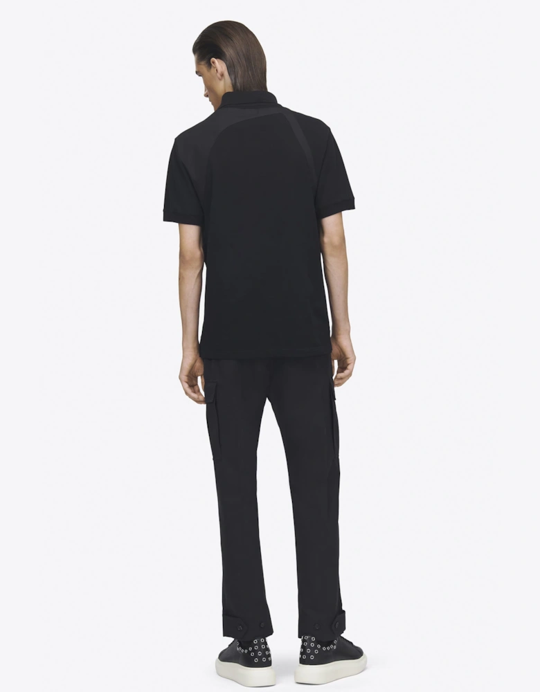 Harness Polo Shirt Black