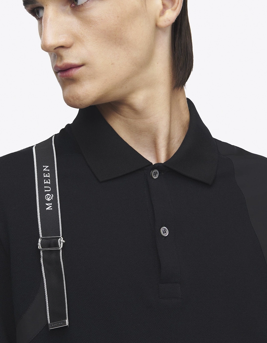 Harness Polo Shirt Black