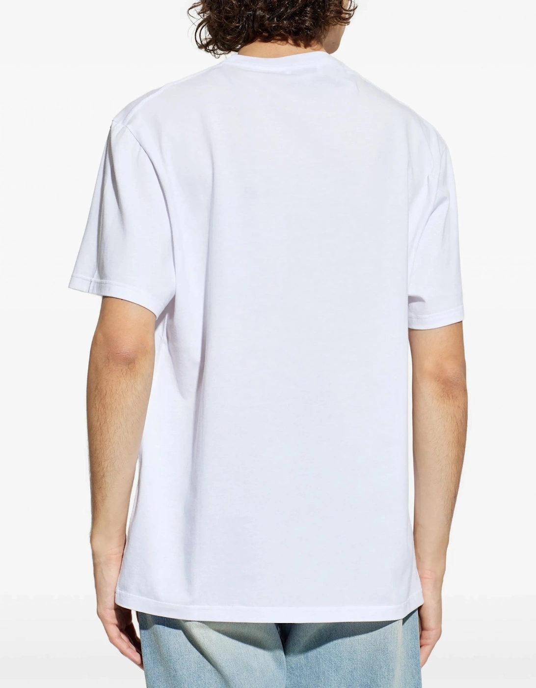 Lace Skull Print T-Shirt White