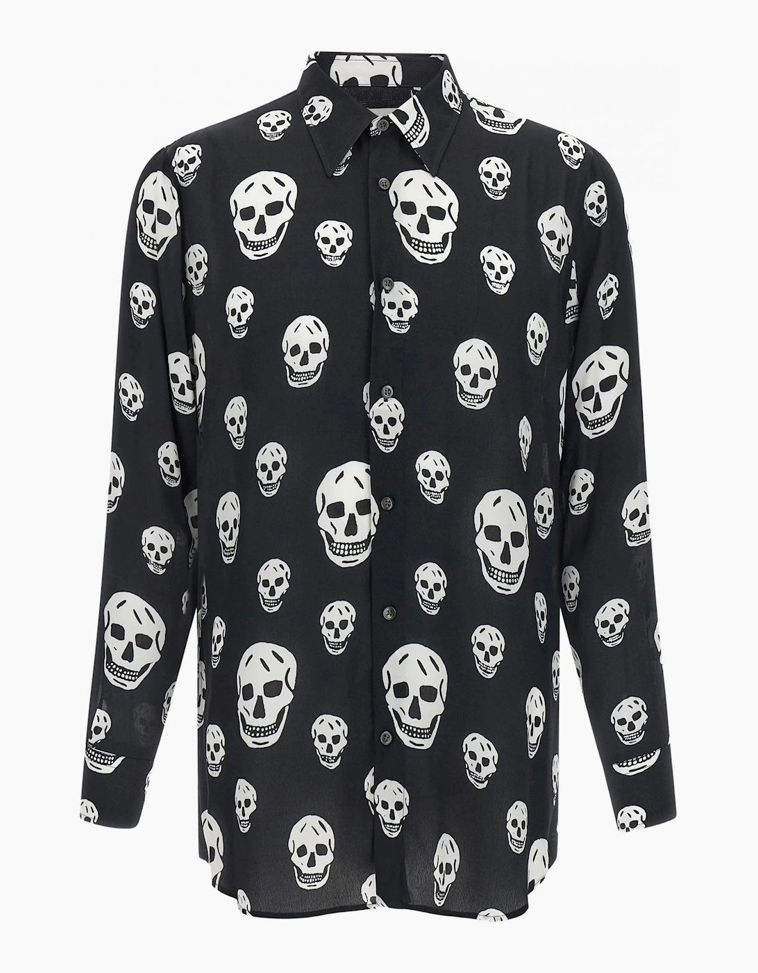 Skull Print Shirt Black, 5 of 4