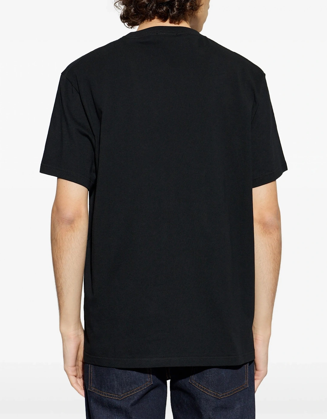 Confetti Print T-Shirt Black